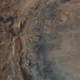 Cráter Jezero, lugar de aterrizaje de Perseverance, fotografiado por el Mars Express Orbiter de la Agencia Espacial Europea.